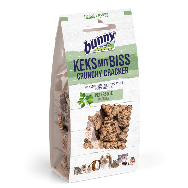 Bunny Nature Cruncy Crackers - med persille til kaniner, marsvin og gnavere