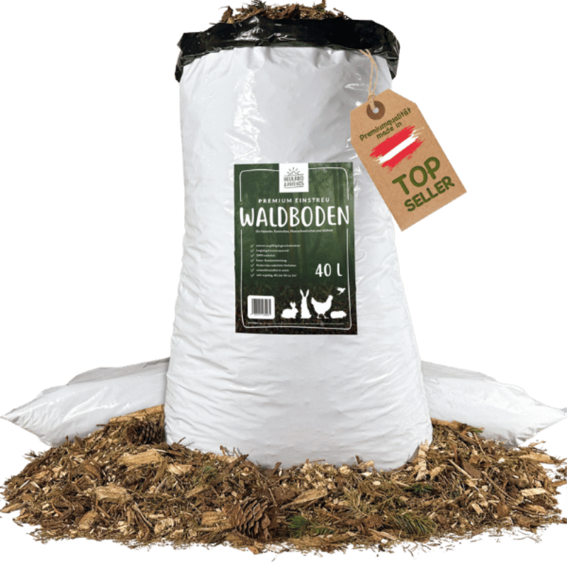 Heuland Skovbundsstrøelse - 100% naturlig bundstrøelse 40 liter