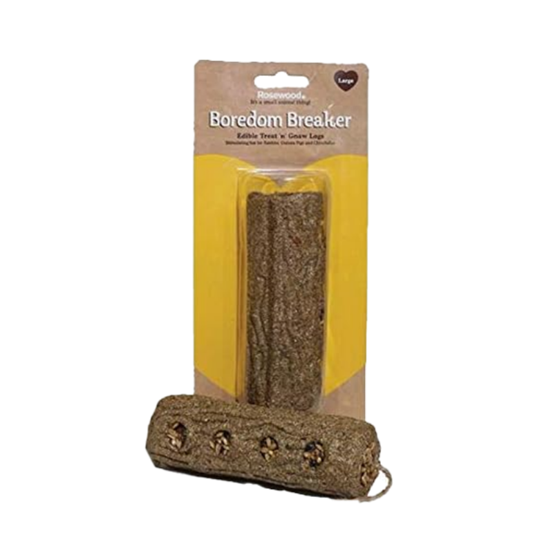 Rosewood Treat 'n' Gnaw Log - Large (1 stk.) til kaniner og gnavere