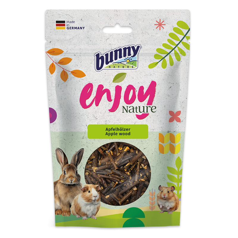 Bunny Nature Enjoy Nature Apple Wood - æblegrene 100g