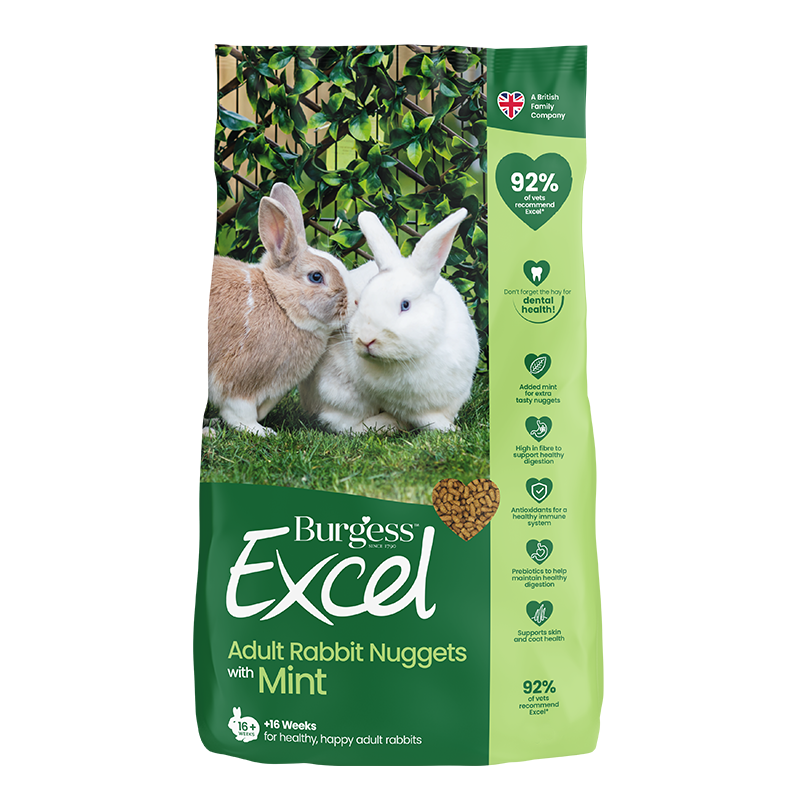 Burgess Excel Adult Rabbit med mint 3kg
