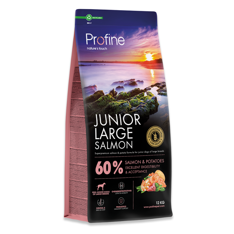 Profine Junior Large Salmon - Kvalitetsfoder til hvalpe og juniorhunde