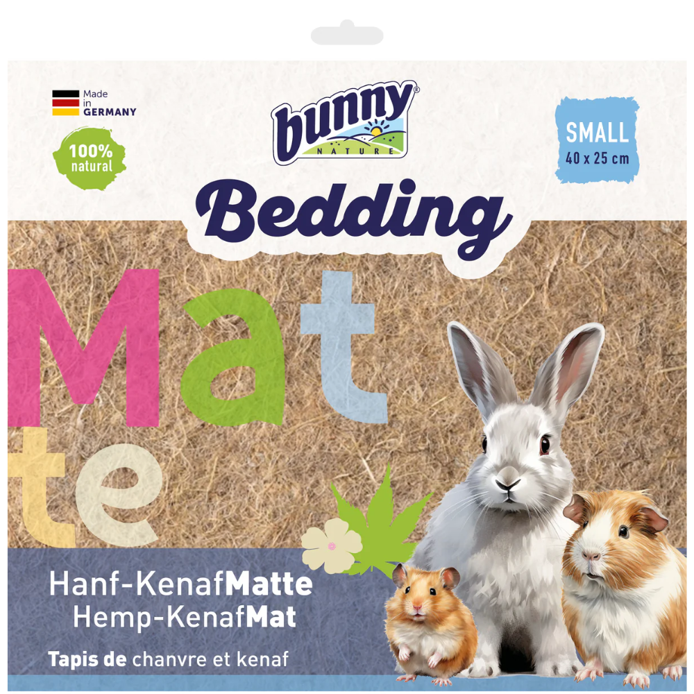 Bunny Nature bedding måtte Small - hamp og kenaf