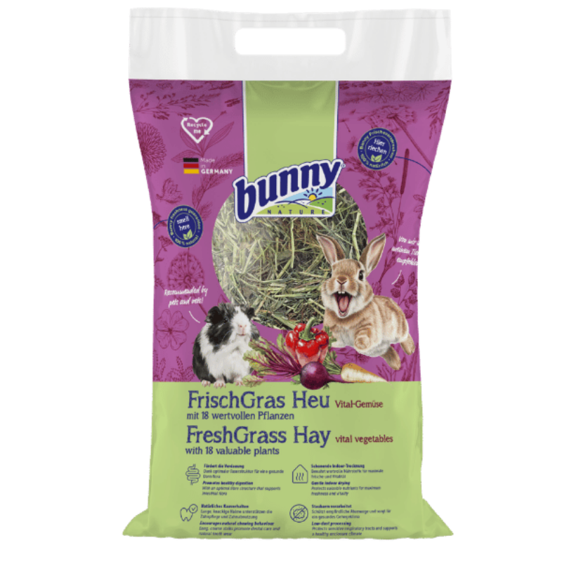 Bunny Nature FreshGrass Vital Hø - med grøntsager (500g)