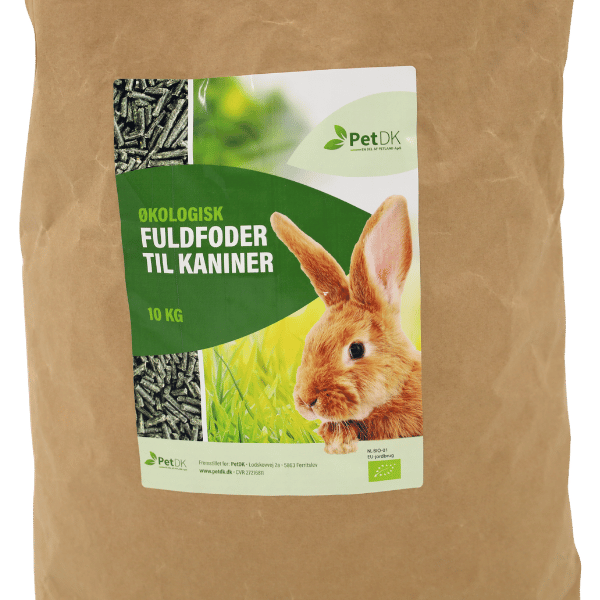 PetDK Øko Fuldfoder til kanin closeup
