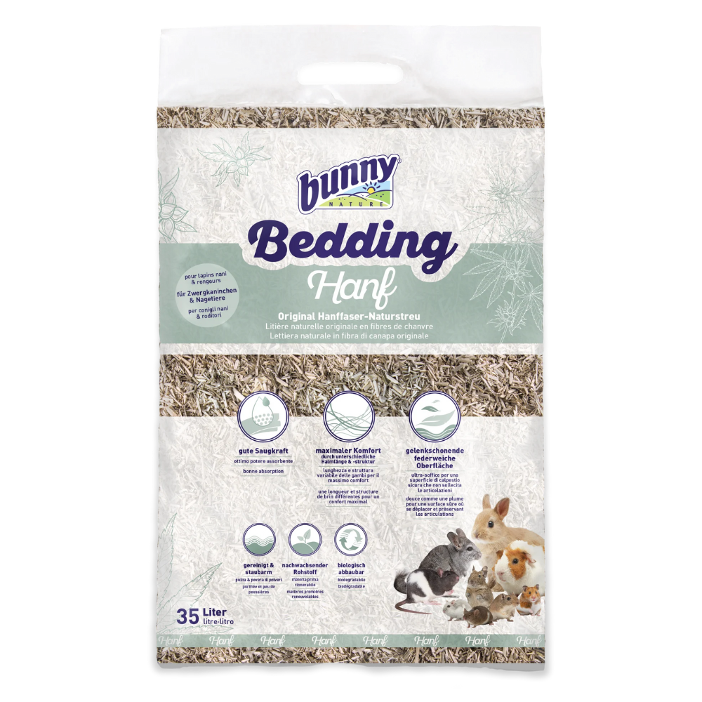 Bunny Nature Bedding Hemp 35 liter