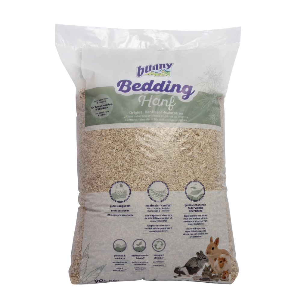 Bunny Nature Bedding Hemp 90L