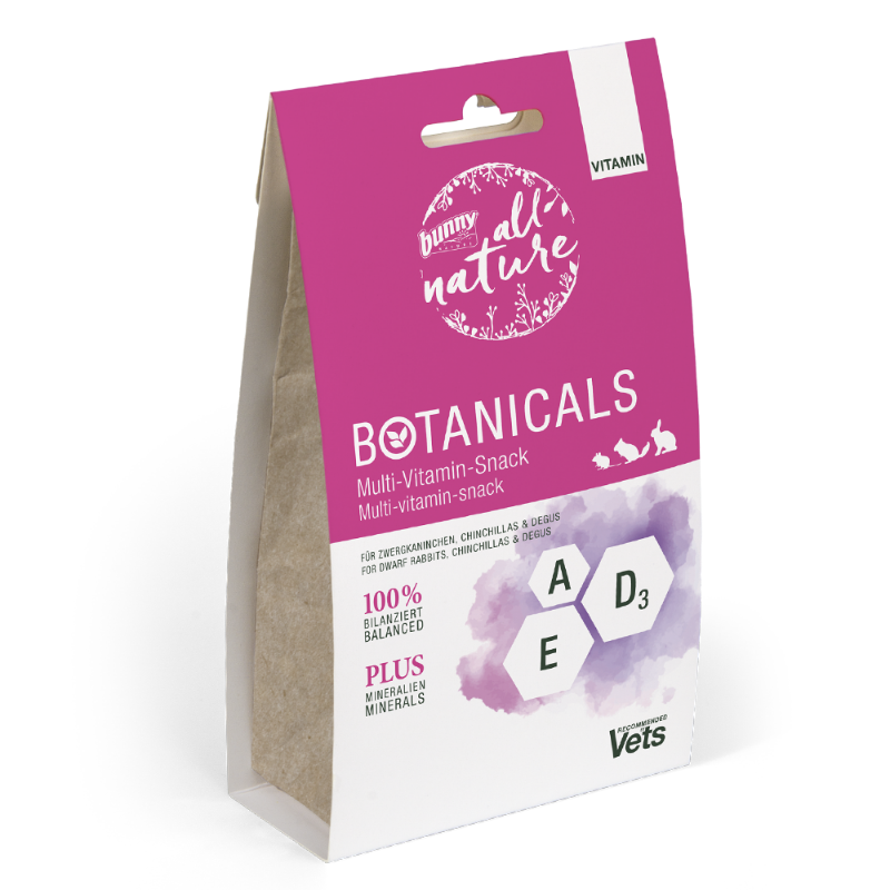 Botanicals Vitamin Multi Vitamin Snack fra Bunny Nature til kaniner kaniner, chinchilla