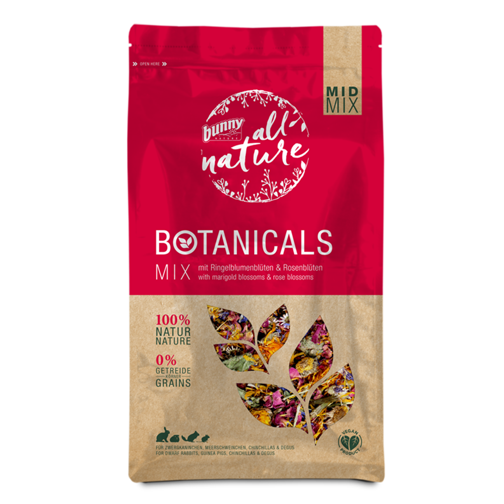 Botanicals Mid Mix - med morgenfrue og rosenblade 