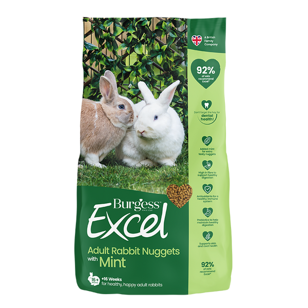 Burgess Excel Adult Rabbit med mint 3kg