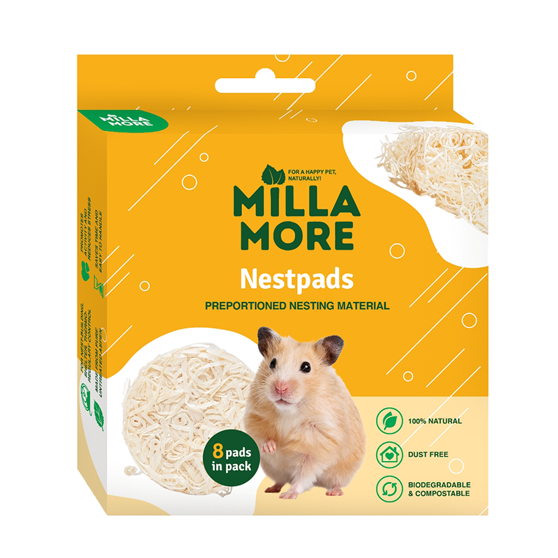 Millamore Nestpads - Redepuder (8 stk.) til de små gnavere