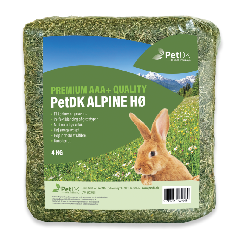 PetDK Alpine Hø Premium Quality 4kg