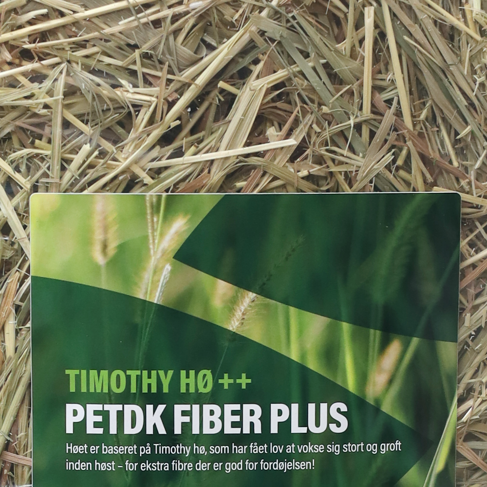 PetDK Fiber Plus Hø til kaniner og gnavere