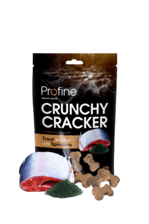 Profine Crunchy Cracker Ørred & Spirulina 150g