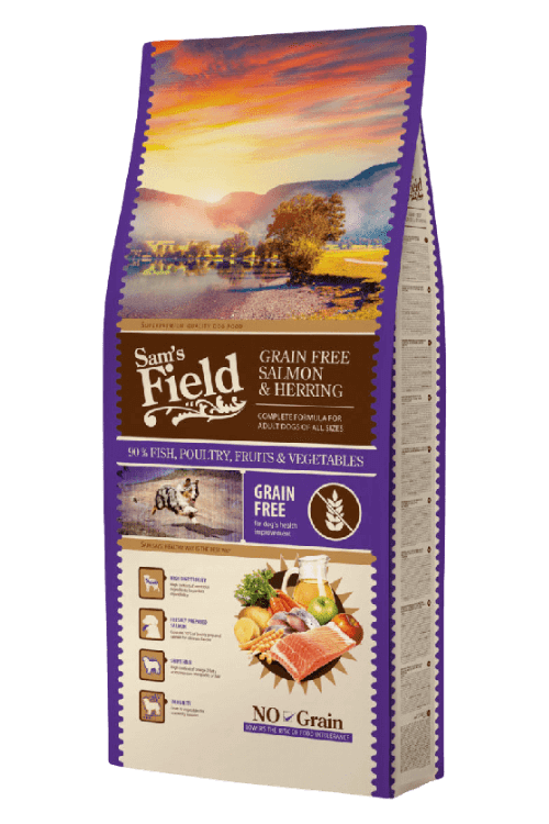Sams Field Grain Free Salmon & Herring 13kg
